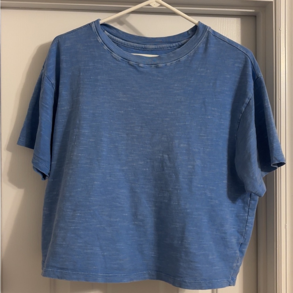 Universal Thread Sky Blue Cropped Tee